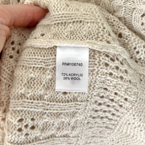 Vintage Wool Blend Knit Sweater - Picture 6 of 6